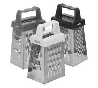 Housoutil 3pièces Râpes Acier Inoxydable pour Cuisine Multi-usage Coupe-légumes Mini Râpe à Fromage Trancheur Carotte et Pomme de Terre avec Base Antidérapante