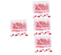 Housoutil 4 Ensembles Punaises Colorées Mignon Petit Épingle Utilisation Quotidienne Punaises Remplaçables Punaise Compacte Punaise Décorative Punaise Pratique Résine 2 Boîtes*4