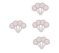Housoutil 4 Ensembles Tableau De Score Effaçable Portable Panneaux Blancs À Main Pour Juges Enchères Et Votes Simple Face Pratique Et 4 Pièces * 4