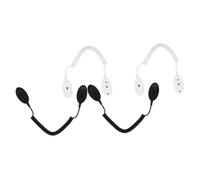 Housoutil 4 Pièces Corde Perte pour Télécommande avec Support Adhésif et Ropes Rétro Rétractables Système de Sécurité pour TV et