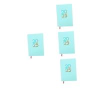 Housoutil 4 Pièces Planner Agenda et Hebdomadaire Anglais Carnet de Notes Compact pour Étudiants et Organisation Portable pour Bureau et École