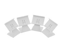 Housoutil 4 Pièces Porte-étiquette de Prix de Supermarché 2,1/2,9 | Étiquettes Électroniques et Prix, Plastique, Installation Rapide, Magasins et Rayonnages, Finition Précise