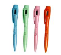 Housoutil 4 Pièces Stylo Bille Étudiant Lot de Stylo Portable Multi Usage Confortable à Tenir Écrire pour Bureau et École Couleurs Couleur Aléatoire