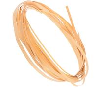 Housoutil 4 Rouleaux de Bandes en Bois Beige Flexibles pour Décoration de Mariage et Projets DIY, Matériau Naturel Facile à Tresser pour Vannerie Rustique et Élégante