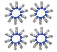 Housoutil 40 Connecteurs à Compression Rg6 Type F Adaptateurs Coaxiaux pour Câble TV Kit de Terminaison Câble Coaxial Rg6 Connecteurs D’Extrémité pour Antenne TV Installation sans