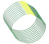 Housoutil 400 Crochets Métalliques Verts 20 CM pour Sapin de Noël - Ficelles Résistantes pour Suspendre Décorations et Boules de Noël - Attaches Solides pour Ornements Festifs Usage