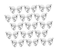 Housoutil 40pièces Breloques Ballon De Football Plaquées Lot De Pendentifs Sportifs Pour Fabrication Bijoux Accessoires Créatifs