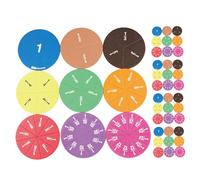 Housoutil 45 Pièces Fraction Montessori Éducatifs Supports Mathématiques pour Garçon Fille Matériel Pédagogique Polyvalent Facile à Ranger pour École et Maison