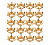 Housoutil 4paquets Couronne Alliage Accessoire De Bijoux Fait Main Couronne De Coiffure Pour Diy Doré Par Paquet