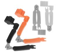 Housoutil 4pièces Outil de Guitare Compact et Portable Enrouleur de Cordes Coupe-cordes et Extracteur de Broches Plastique pour Cordes de Guitare Classique et Electrique Kit