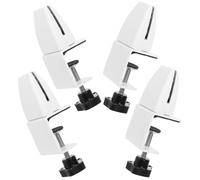 Housoutil 4pièces Pince pour Panneau De Bureau Protection Éternuements Séparation De Bureau Support De Panneau Pince De Protection Clips De Support Installation sans Outil Espace De