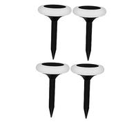 Housoutil 4pièces Quatre Lampes Solaire De Jardin Rgb Colorées Borne Solaire Extérieure Avec Modes Pour Décoration De Chemins Jardins Et Cours