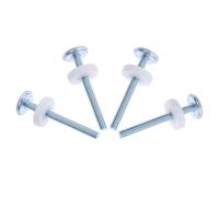 Housoutil 4pièces Vis de Fixation pour Barrière sans Perçage Accessoire Tige Filetée pour Portillon Escalier et Barrière de Sécurité Garçon Fille Métal Solide Protection Murale et Escalier