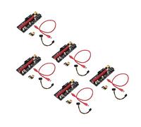 Housoutil 5 Ensembles Extension Pci-e vers Carte Extension pour Minage Gpu Rehausseur pour Connexion Gpu