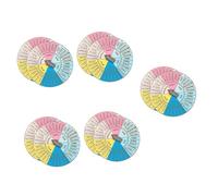 Housoutil 5 Ensembles Insigne De La Roue Des Émotions Émail Expression Humeur Ton Insigne De Roue D'émotions En Métal Artisanat De Décoration De Roue D'émotions Alliage 2 Pièces * 5