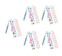 Housoutil 5 Ensembles Marque Pages Résine Avec Fleurs Séchées Accessoires Décoratifs Pour Lecture Et Diy Marqueurs De Page Créatifs Avec Pompons Pour Et Souvenirs 2 Pièces * 5