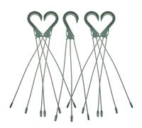 Housoutil 5 Pièces Crochet à Suspendre Pot de Fleur Extérieur, 2,5 Kg | Installation sans Outil, pour Jardinières et Paniers sans Chaînes, Diamètre Jusqu’à 30cm, Usage Hôtel