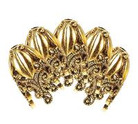 Housoutil 5 Pièces de perles vintage bijoux capuchons perles pour l'artisanat or capsme casquettes découvertes de perles fabrication de bracelets de perles alliage Golden