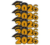 Housoutil 5 Pièces Épingle de Bijou Élégante en Alliage de Zinc pour Diplôme 2026, Épinglette de Lycée Raffinée Couleur Vibrante, pour Vêtements et Chapeaux Lors de Fêtes