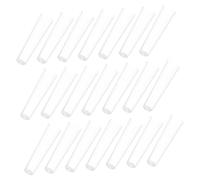 Housoutil 50 Pièces Pencil Caps Transparent Plastic Pen Tip Protectors For Pencils And Eyebrow Liners Stationery Supplies With Comfortable Grip For Students Teachers