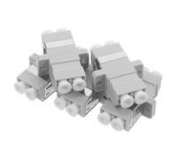 Housoutil 5pièces Coupleur Fibre Optique LC Adaptateur Connecteur Câble Fibre pour Réseau pour De Raccordement Simplex