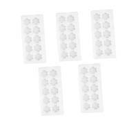 Housoutil 5pièces Plateau Œufs Perle Mousse Epe Antichoc Support Œufs Boîte Sans Carton Blanche Pour Caille