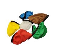 Housoutil 6 Housses Élastiques Rondes pour Lampe Photographique 18 CM Diffuseur en Tissu Multicolore pour Éclairage Portrait et Événement