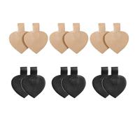 Housoutil 6 Paires de Coussinets de Talon Invisibles en Polyuréthane pour Talons Hauts Confort de Marche et Stabilisation des Accessoires pour Danse