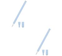 Housoutil 6 Pcs Étui en Silicone Crayon 2 Cas Crayon Cas Couverture Génération Couverture Stylus Génération Écriture s Cap Deuxième Dessin Animé