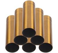 Housoutil 6 pièces Cache Fil Lustre Métal pour Douilles de Chandeliers Accessoires pour Lampes à Cierge Manchons de Douille Fer pour Lustres Cristal et Rétro Couvre Base de Lampe Facile à