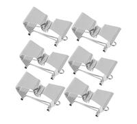 Housoutil 6 Pièces Clips pour Cadre de Peinture à Lhuile Acier Inoxydable Supports de Toile Durables pour Artistes Fixations Protectrices et Légères pour Usage Atelier et Plein Air