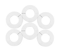 Housoutil 6 pièces Couvercle de Flasque Murale Acier Inoxydable Lot de Plaques Décoratives Rondes pour Robinetterie Salles de Bain Cuisines et