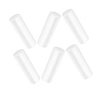 Housoutil 6 Pièces Cylindres Mousse Blancs pour Bricolage Tubes Polystyrène pour Décorations Projets DIY et Ornements de Fête