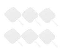 Housoutil 6 Pièces Éventails à Main Pet Légers Lot pour Sublimation Double Face Ventilateurs Portables pour Fêtes Religieuses Mariages et DIY Décoration