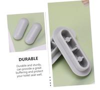 Housoutil 6 pièces Rembourrage Wc Joint et Coussin de Siège Toilette Protection Bruit et Rayures pour Maison