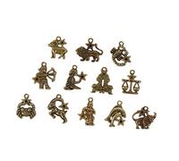 Housoutil 60 Pièces Pendentifs Diy Alliage Rétro pour Bracelets et Colliers Du Bronze Ancien Accessoires de Bijouterie Créatifs pour Vos Personnalisées