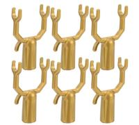 Housoutil 6pcs Supports de Branches en Alliage D'aluminium Or pour Arbres Fruitiers, Accessoires Résistants la Pression pour Plantes en Intérieur et Saison de Récolte