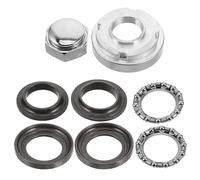 Housoutil 7 Pièces Kit Roulements de Colonne de Direction pour Mini Motos et Dirt Bikes Accessoire et Fiable pour Amélioration du Contrôle et Maniabilité