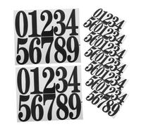 Housoutil 8 Ensembles Autocollants Chiffres Adhésifs pour Boîte Aux Lettres Jeux Numéros Résistants Aux Intempéries Faciles à Installer pour Maison Bureau et Appartement Design