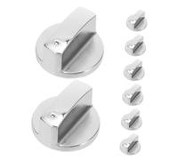 Housoutil 8 Pièces Poêle Métal Avec Bouton Marche Arrêt Système Allumage Du Poêle à Gaz Intégré Compatible Avec Brûleurs Frontaux