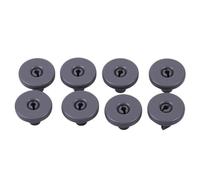 Housoutil 8 Pièces Roues Pour Lave-vaisselle Argenterie Supports De Remplacement Pour Lave-vaisselle Corbeille Accessoires Roue Du Panier Inférieur Roulette Du Panier Inférieur Grey