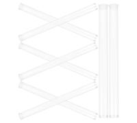 Housoutil 8pcs Tubes Porte-Parfum en PVC Transparent Couvercle Amovible Léger pour Organisation et Rangement des Bâtonnets de Parfum Maison