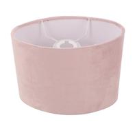 Housoutil Abat-Jour Ovale En Tissu Avec Doublure Velours Blanc Pour Lampe De Chevet E27 9X4.7X7.3 Pouces Protection Contre La Poussière Ambiance Chaleureuse Décoration Intérieure Facile À Installer