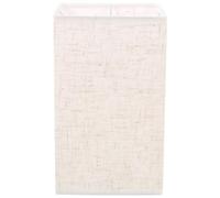 Housoutil Abat-jour rectangulaire beige E27 pour lampe de table, lampadaire, lustre