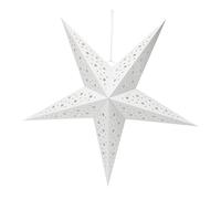 Housoutil Abat-jour Suspendu Papier Étoile Branches Abat-jour Léger Pour Salon Et Chambre Décoration Lumineuse Douce Pour Lustre Et Suspension