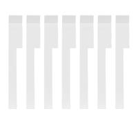 Housoutil Accessoire Clavier Piano Blanc en Plastique Facile à Installer pour Touches de Piano Verticales Kit de 7 Pièces