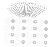 Housoutil Accessoires de Joints pour Poupées Goupilles Fendues Rotatives Acrylique Flexible pour Bricolage Ours Peluche Kit pour Artisanat Fait Main