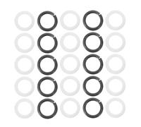 Housoutil Accessoires pour Mécaniques de Guitare 20 Paires Entretoises en Plastique Φ4.2 Joint d’Étanchéité Portable pour Guitares Électriques en Concert