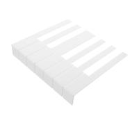 Housoutil Accessoires pour Piano Vertical Blanc en Acrylique 52 Pièces Kit de Remplacement Touches Pratiques pour Usage Professionnel et Personnel