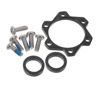 Housoutil Adaptateur D'axe Traversant en Alliage D'aluminium pour Vélo, Facile à Installer Alignement Précis, Compatible Moyeu Boost et Fourche Boost